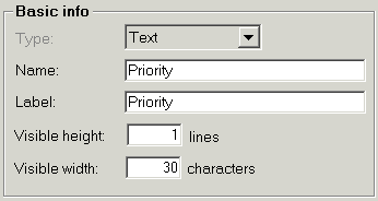 Priority field